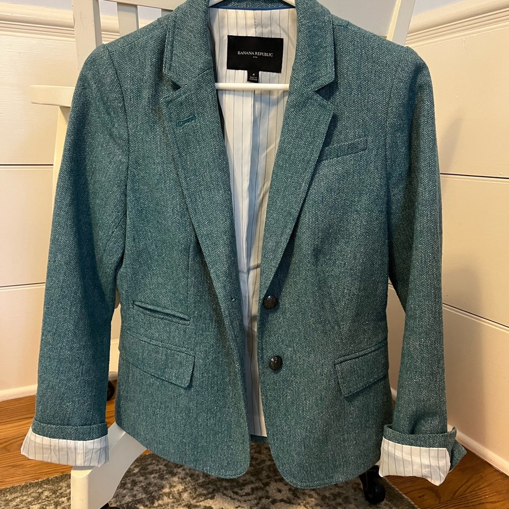 Banana Republic Teal Blazer